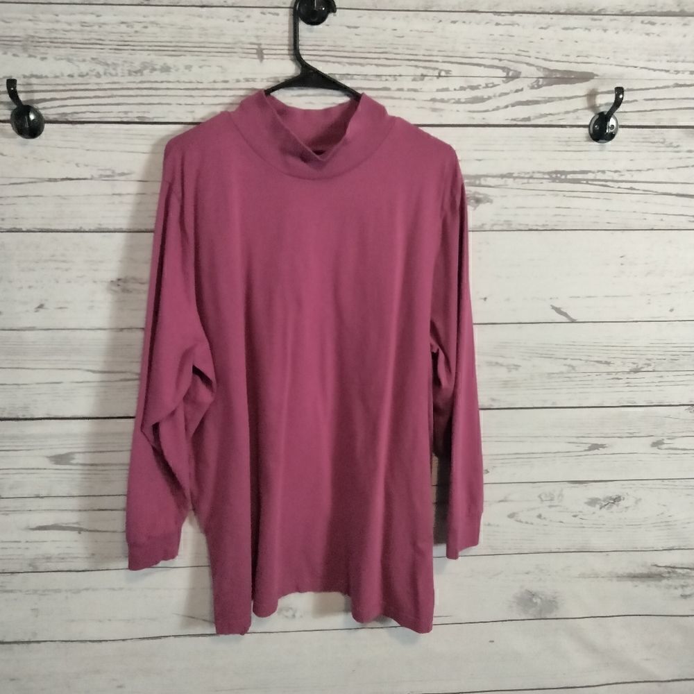"All American Comfort" woman's long sleeve shirt - Picture 2 of 6